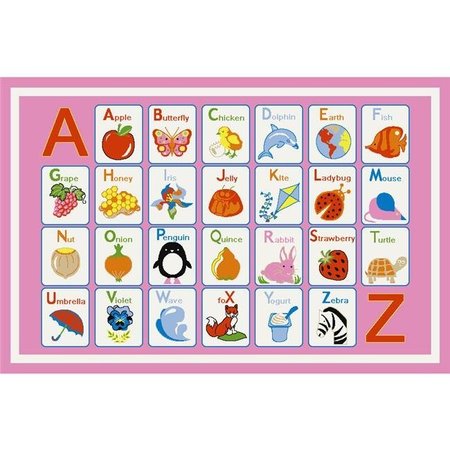 CONCORD GLOBAL TRADING Concord Global 7703 3 ft. 3 in. x 4 ft. 7 in. Fun Time Alphabet Dreamy 7703